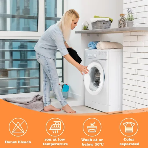 Miniatura 4 de Paquete de 3 divertidos delantales de cocina para mujeres y hombres, delantales de cocina negros a prueba de aceite con bolsillos ajustables, regalo