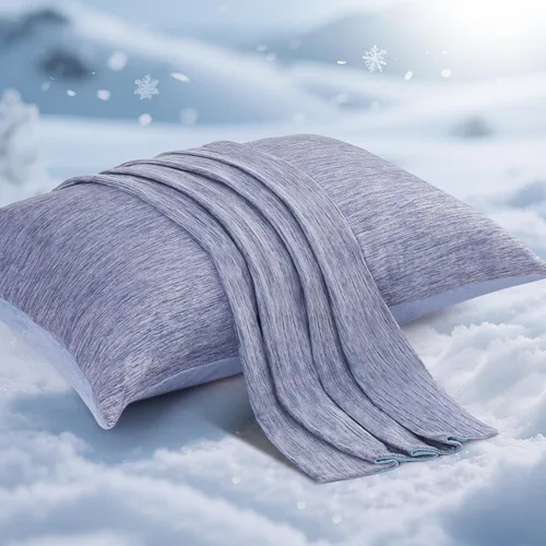 Miniatura 18 de Elegear Fundas de almohada refrescantes para personas que duermen con calor, fundas de almohada refrescantes japonesas Q-Max 0.5, en ambos lados