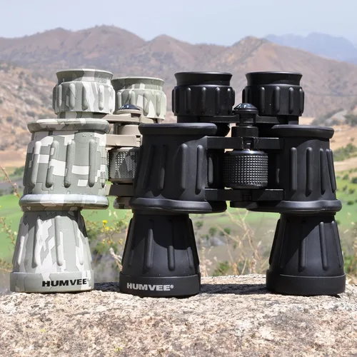 Miniatura 4 de HUMVEE Binocular de goma 20x50 con lente roja antirreflectante