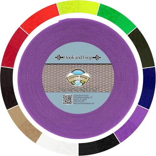 Miniatura 13 de Country Brook Design Cierre de velcro para coser no adhesivo de 2 pulgadas (beige, 50 yardas)