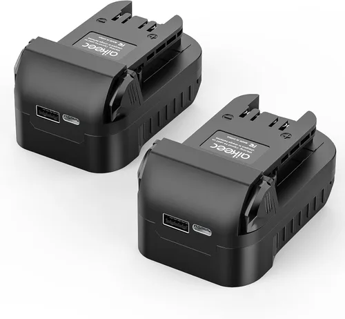 Miniatura 9 de aikeec Adaptador de batería compatible con De-Walt a compatible con Milwaukee, convertidor de batería de litio de 18 20 V para herramienta eléctrica