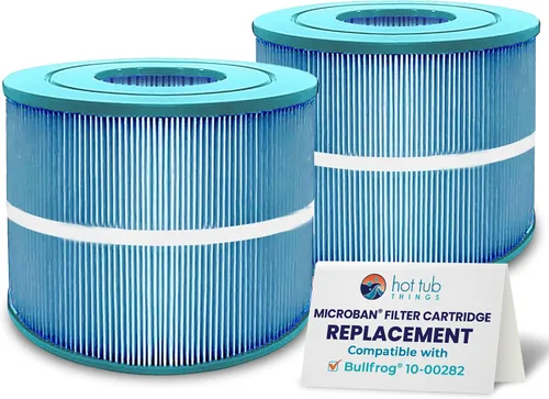 10-00282 Hot Tub Things - Cartuchos de filtro de spa - Compatible con Bullfrog®, Pleatco PBF40, Filbur FC-9900, PVT50W - Filtros de bañera de