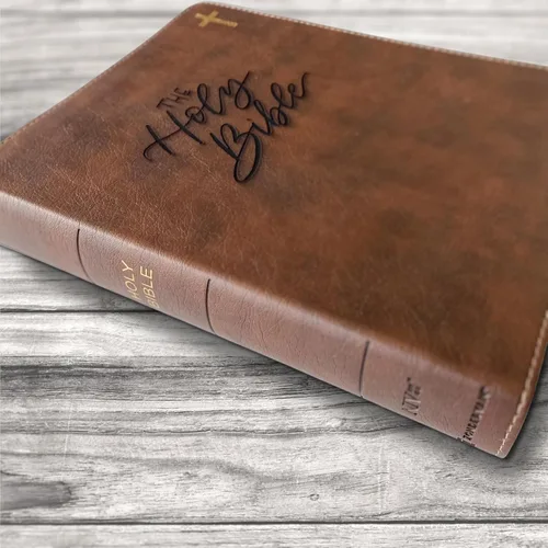 Miniatura 4 de Biblia grabada a mano con letras y láser NIV Journaling, regalo personalizado, grabado de nombre personalizado disponible