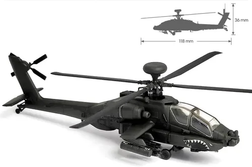 Miniatura 6 de Academy Hobby - Kits de modelos de plástico a escala 1/144 AH-64D/DJ