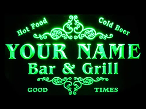 Miniatura 12 de ADVPRO u-tm-b Nombre Personalizado Familia Bar & Grill Cerveza Home Bar LED Neon Sign Azul