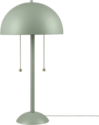 Miniatura 11 de GLOBE Electric 52942 - Lámpara de escritorio azul de 15 pulgadas con detalles de latón, interruptor basculante de encendido/apagado en línea, ideal