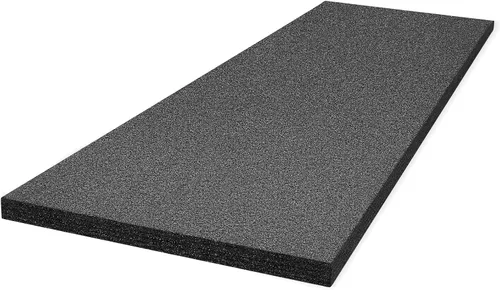 Miniatura 9 de Ramede Hoja de Espuma de Polietileno Personalizable 54 x 16 x 2 Pulgadas Almohadilla de Inserción de Espuma Negra para Estuche de Empaque de Armas