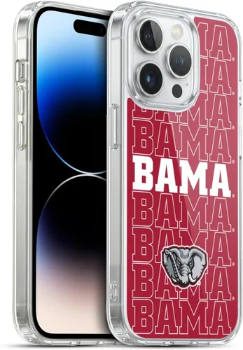 Miniatura 406 de Head Case Designs Funda de gel suave con licencia oficial de la Universidad de Alabama UA Collage compatible con Apple iPhone 13 Pro Max