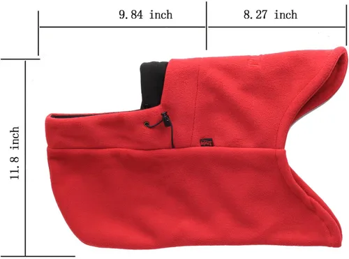 Miniatura 19 de Pasamontañas de forro polar cálido para bicicleta de esquí, máscara de cara completa, calentador de cuello, gorra deportiva de invierno