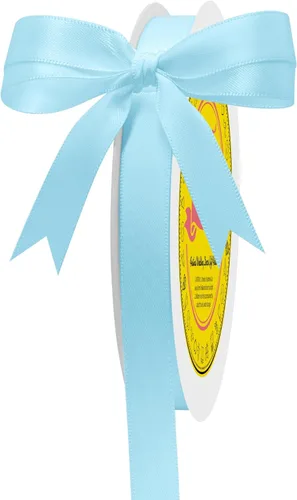 Miniatura 40 de Cinta de satén blanca antigua de doble cara de 1-1/2 pulgadas x 50 yardas, cinta de poliéster para envolver regalos, día de San Valentín, bodas