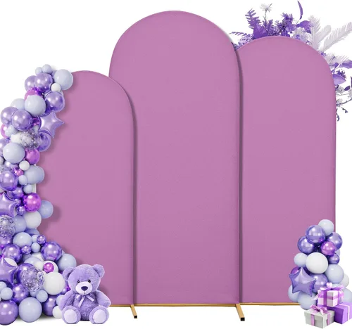 Miniatura 18 de Funda para arco de boda de 6 pies, tela elástica para arcos pequeños, cabinas de fotos y decoración de fiestas, para cumpleaños, duchas