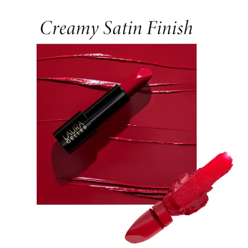 Miniatura 5 de LAURA GELLER NEW YORK Lápiz labial clásico moderno - Berry Bliss - Color ultra rico - Lujoso y ligero - Acabado crema