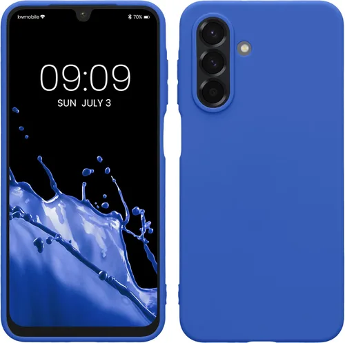 Miniatura 204 de kwmobile Funda compatible con Samsung Galaxy A23 4G / 5G - Funda de silicona TPU metálica suave y delgada - Rojo oscuro metálico