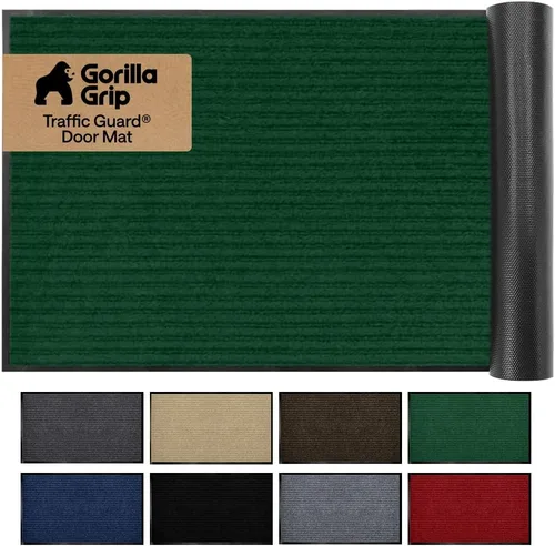 Miniatura 20 de Gorilla Grip - Tapete afelpado original de goma con perfil bajo, resistente, duradero, impermeable y fácil de limpiar para interior y exterior