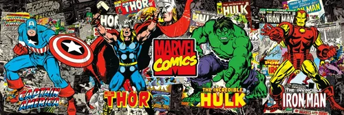 Miniatura 6 de Buffalo Games - Marvel Comics - Colección de cómics multipack 4 en 1 - Paquete de rompecabezas para adultos - Tres rompecabezas de 300 piezas y un