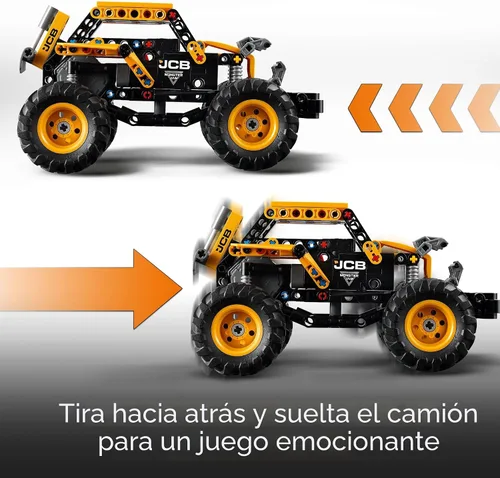 Miniatura 3 de LEGO Technic Monster Jam DIGatron Camión Monstruo de Arrastre y Retorno - Juguete de Construcción para Niños, Niños y Niñas, Mayores de 7 años
