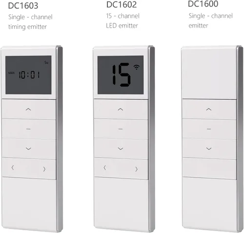 Miniatura 7 de DC1602 - Mando a distancia de repuesto de 15 canales, solo repuesto para persianas enrollables motorizadas DC1602 DC1650 DC651 DC2700,