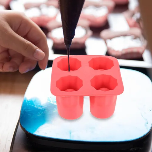 Miniatura 6 de Bandeja de cubitos de hielo de silicona, molde para cubitos de hielo, bandeja de hielo, bandejas para cubitos de hielo