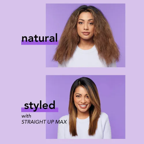 Miniatura 4 de InStyler Straight Up Max - Cepillo alisador de cerámica con potentes placas térmicas de cerámica para cabello suave y sin encrespamiento, para tipos