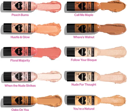 Miniatura 5 de Wet n Wild MegaGlo Conceal & Contour Highlighter Stick & MegaGlo - Barra de maquillaje para ocultar y contornear neutro, sigue tu bisque y MegaGlo