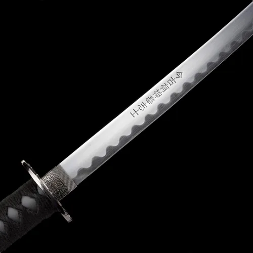 Miniatura 6 de PS 39.8 pulgadas Último Samurái Espada Japonesa Katana Honor Grabado En Vaina. Para Colección. Regalo, Uso de Práctica de Espada al Aire Libre