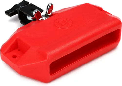Miniatura 2 de Latin Percussion - Bloque de mermelada de tono medio con soporte y batidor de cencerro profesional