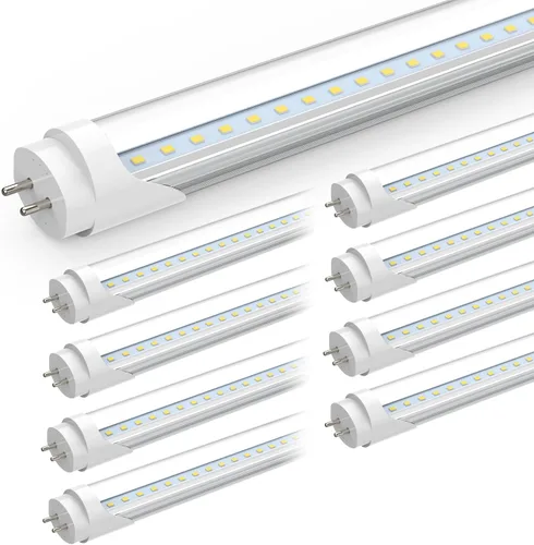 Miniatura 11 de Romwish Tubo de luz LED T8 de 36 pulgadas, 14 W (equivalente a 30 W), 1600 LM, luz diurna de 5000 K, tipo A+B Plug & Play o derivación de lastre, 3ft