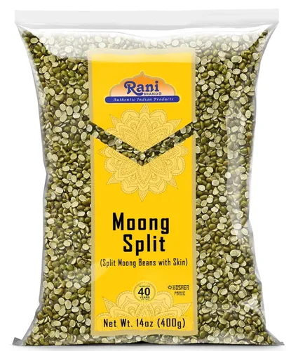 Miniatura 11 de Rani Moong Dal (granos de mung sin piel) Lentejas indias de 128 onzas (8 libras), 8.0 lbs x paquete de 5 (total 40 libras) a granel, totalmente
