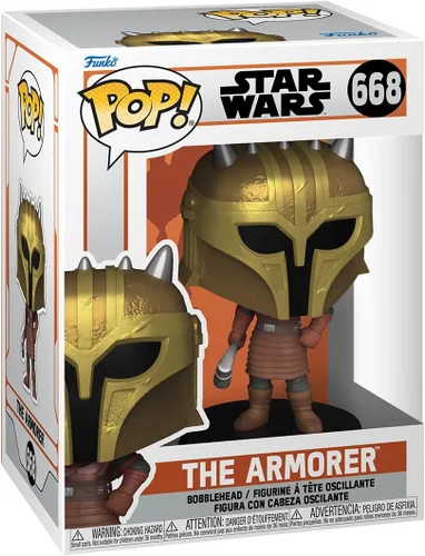 Funko Pop! Vinyl: Star Wars: The Armorer Mandalorian S9 - The Armorer Amorer - Figura de vinilo coleccionable - Idea de regalo - Producto oficial -
