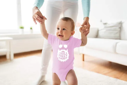 Miniatura 6 de I Have a Fuzzy Daddy - Divertido body esencial para bebé, ropa para niña recién nacida, trajes de bebé niño