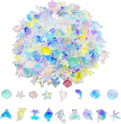 Miniatura 12 de 220 piezas de mini mariposas de resina en 22 estilos, mariposas pequeñas en miniatura para ocultar figuras de animales de resina diminutas, adornos