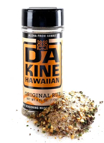 Da Kine Hawaiian Condimento Seco Premium para Barbacoa - Mezcla Auténtica de Condimentos para BBQ, Especias Gourmet Perfectas de Frotación para