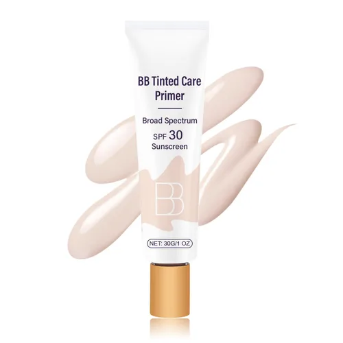 BB Blur Crema hidratante teñida con Spf, imprimación de cuidado tintado, corrector impermeable, protector solar Spf 30, 3 tonos, todo tipo de piel