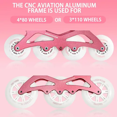 Miniatura 3 de Patines en línea para mujeres, adultos y niñas, patines de ruedas para interiores y exteriores con tamaño ajustable