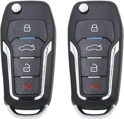 Miniatura 6 de Llavero de reemplazo 2 paquete, llave sin llave para auto, compatible con Ford Mustang Explorer Edge Fusion F150 F250 F350 Mazda Mercury Lincoln