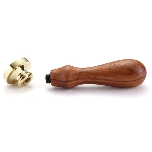 Miniatura 6 de Yoption Earth Map - Sello de cera con cabeza de latón vintage con mango de madera, sello de cera para invitaciones de boda, sobres, regalos