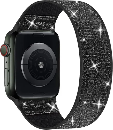 Miniatura 13 de Correa elástica de nailon para Apple Watch, de 1.49, 1.57, 1.61, 1.65, 1.73, 1.77 y 1.772 pulgadas, deportiva, trenzada, Ultra iWatch Serie 8 7 SE 6