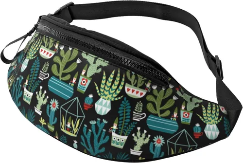 Miniatura 28 de Cangurera de camuflaje con diseño de bandera estadounidense de camuflaje para hombres y mujeres, correa ajustable para viajes, senderismo, ciclismo