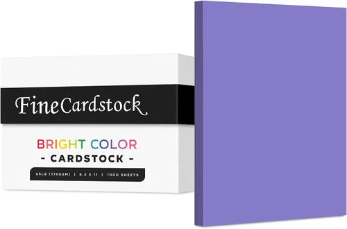 Miniatura 4 de Papel de alta calidad para tarjetas de colores, caja de 1000 hojas, cartulina de peso medio de 65 libras, perfecta para suministros escolares, artes