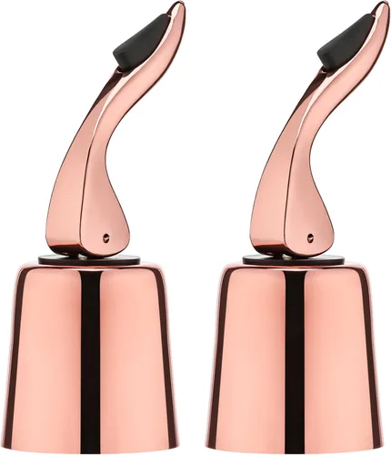 Miniatura 17 de Tapones de vino para botellas de vino con tapón de botella de vino al vacío de acero inoxidable con corchos de vino reutilizables de silicona, a