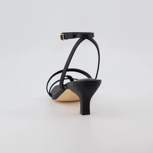 Miniatura 5 de CUSHIONAIRE Sandalia de tacón para mujer con espuma viscoelástica y anchos disponibles