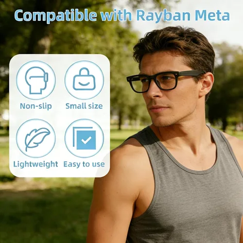 Miniatura 3 de Compatible con Rayban Meta Gen 2 Ear Grip, apto para Ray-Ban MetaGen2 Eyeglass Ear Grip, compatible con Ray-Ban Meta Wayfarer/Skyler/Headliner Gen