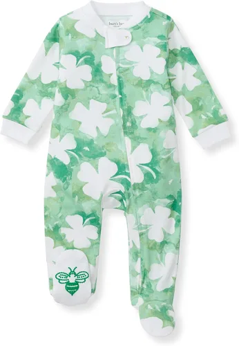 Miniatura 100 de Burt's Bees Baby - Pijama de una pieza para bebé, mameluco para dormir y jugar, algodón 100% orgánico, cremallera frontal