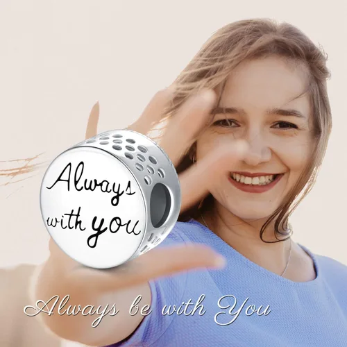 Miniatura 4 de PEIMKO Pulsera de serpiente de plata de ley personalizada con foto personalizada y forma redonda