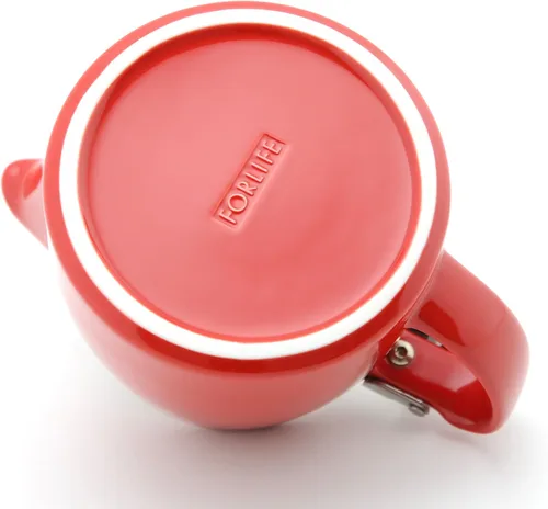 Miniatura 9 de FORLIFE Tetera Stump con Tapa SLS e Infusor, 18 Onzas, Roja Rojo