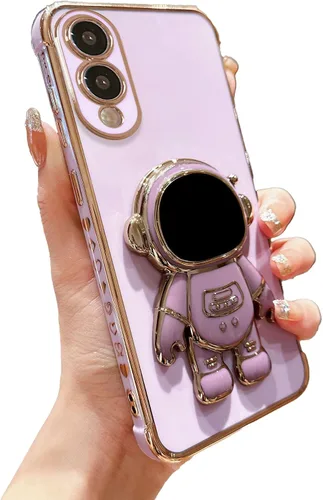 Miniatura 49 de phylla Funda de teléfono para Samsung Galaxy S22 Ultra de 6.8 pulgadas, funda de teléfono con soporte de astronauta chapado de lujo con bonito