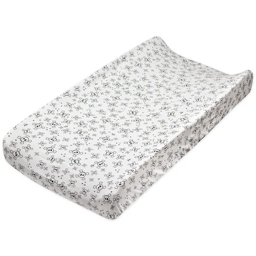 Miniatura 27 de HonestBaby Funda para cambiador de algodón orgánico unisex para bebé y pijamas para niños pequeños, azul claro (algodón terry), paquete de 1 unidad