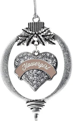 Miniatura 41 de Inspired Silver - Adorno con dije de hermana gemela - Adornos navideños de plata con circonitas cúbicas