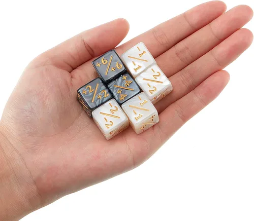 Miniatura 5 de Sumind 24 piezas contadores de dados de vida de Magic - contadores +1/+1 de comandante, fichas de refuerzo, dados de 6 lados, contador de lealtad
