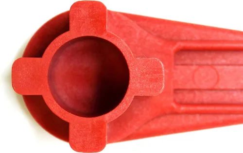 Miniatura 3 de JSP Manufacturing Llave de gas y bung llave de tambor sólido sin chispas (rojo) (1)